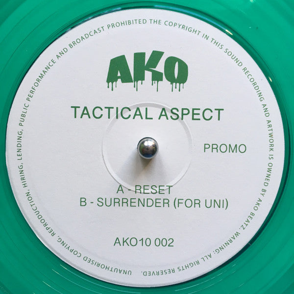 Tactical Aspect : Reset / Surrender (For Uni) (10", Ltd, Promo, Gre)