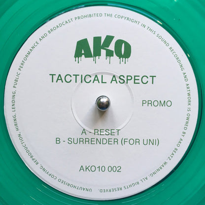 Tactical Aspect : Reset / Surrender (For Uni) (10", Ltd, Promo, Gre)