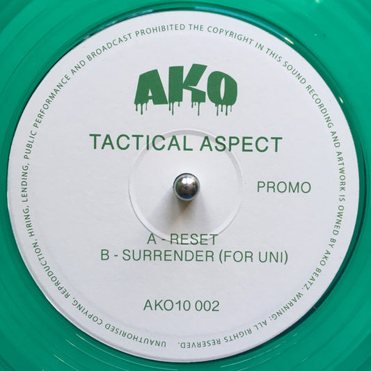 Tactical Aspect : Reset / Surrender (For Uni) (10", Ltd, Promo, Gre)