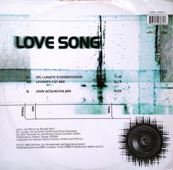 Ofra Haza : Love Song (12")
