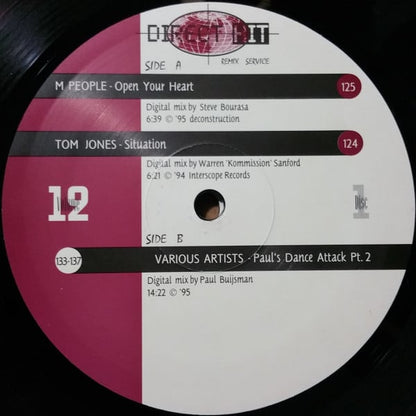 Various : Direct Hit Volume 12 (3x12", Comp, Promo)