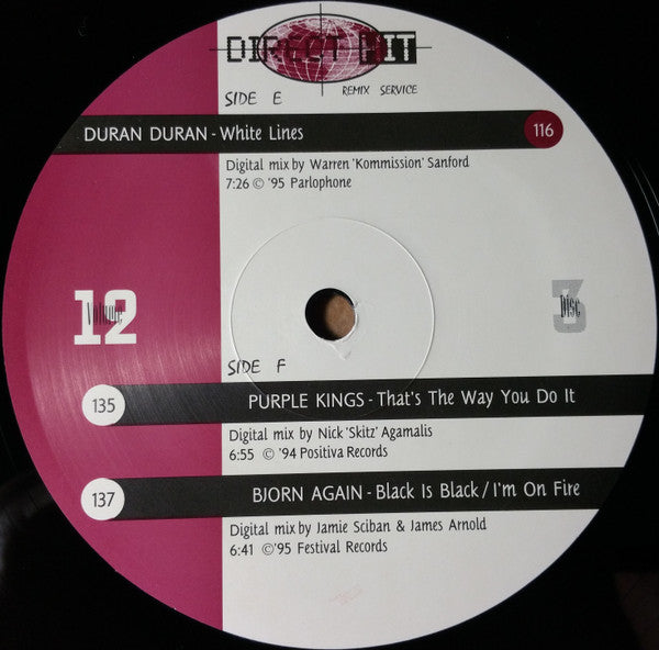 Various : Direct Hit Volume 12 (3x12", Comp, Promo)