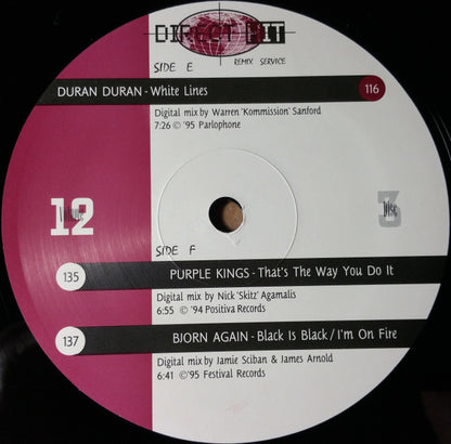 Various : Direct Hit Volume 12 (3x12", Comp, Promo)