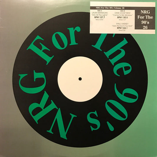 Various : NRG For The 90's Volume 26 (12", Promo, Gre)