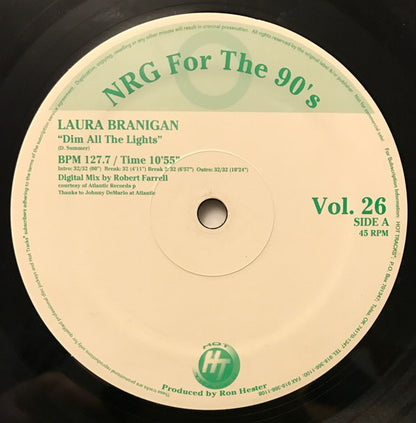 Various : NRG For The 90's Volume 26 (12", Promo, Gre)