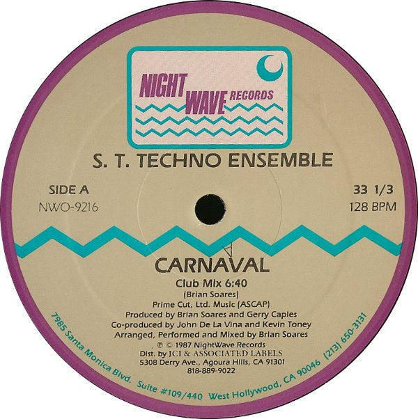 S.T. Techno Ensemble : Carnaval (12")