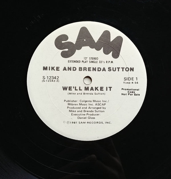 Mike & Brenda Sutton : We'll Make It (12", Single, Promo)