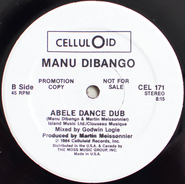 Manu Dibango : Abele Dance (12", Promo)