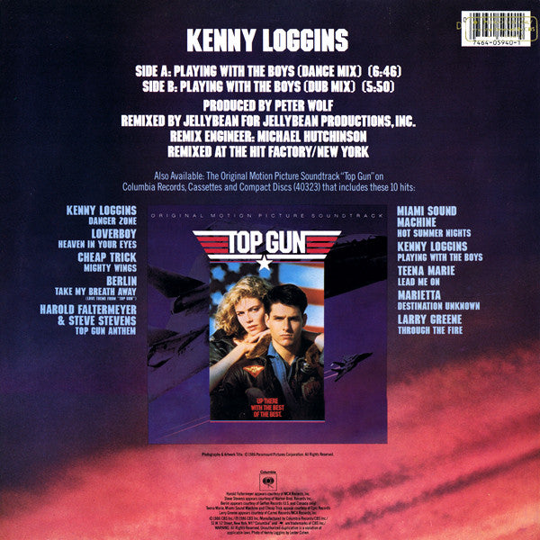 Kenny Loggins : Playing With The Boys (12")