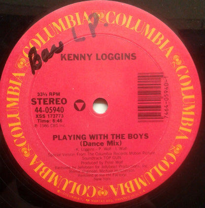 Kenny Loggins : Playing With The Boys (12")
