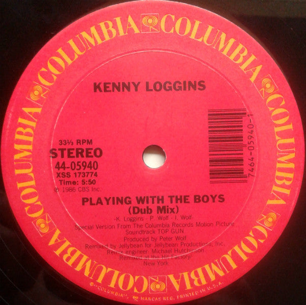 Kenny Loggins : Playing With The Boys (12")