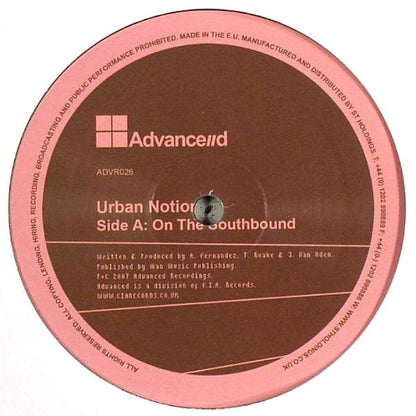 Urban Notion : On The Southbound / Tora Bora (12")
