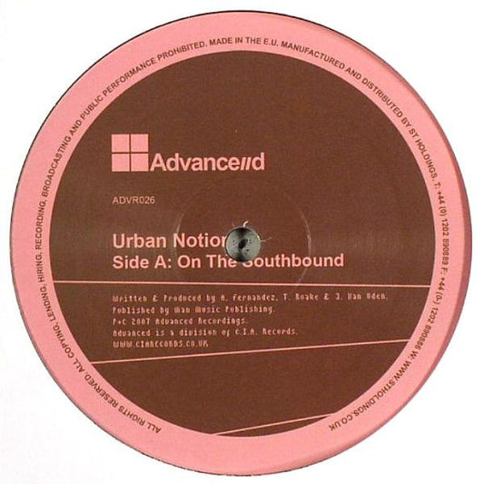 Urban Notion : On The Southbound / Tora Bora (12")