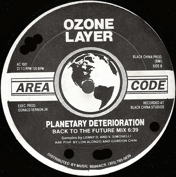 Ozone Layer : Planetary Deterioration (12")