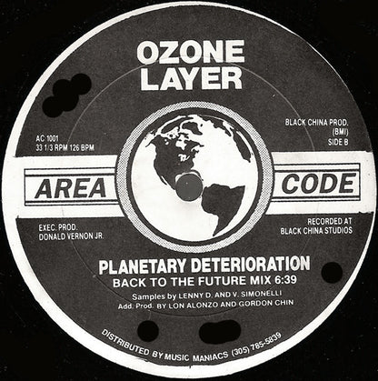 Ozone Layer : Planetary Deterioration (12")