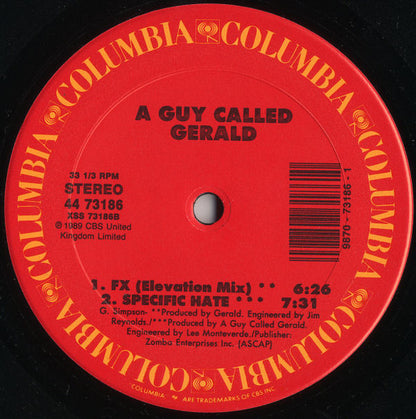 A Guy Called Gerald : FX (12")