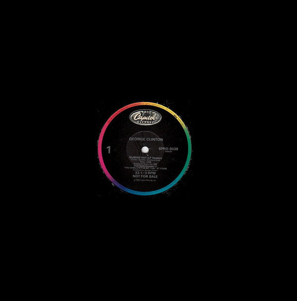 George Clinton : Nubian Nut (12", Single, Promo)