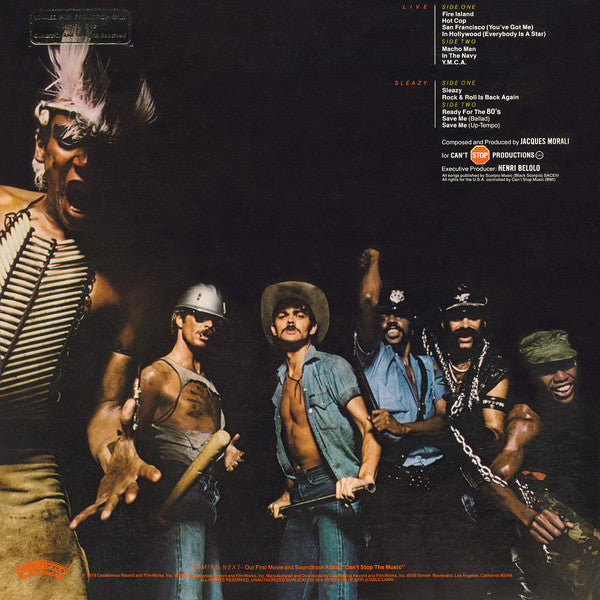 Village People : Live And Sleazy (2xLP, Album, Promo, 56)