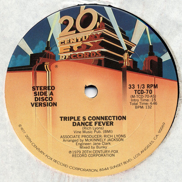 Triple S Connection : Dance Fever  (12")