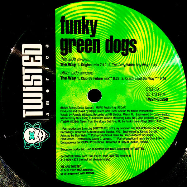 Funky Green Dogs : The Way (2x12")