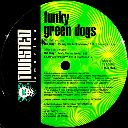 Funky Green Dogs : The Way (2x12")