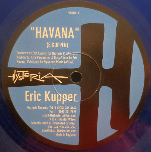 Eric Kupper : Havana (12", S/Sided, Ltd, Blu)