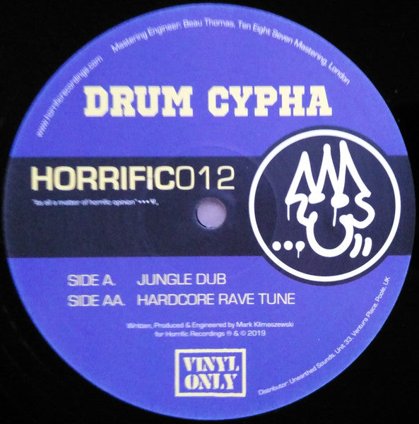 Drum Cypha : Jungle Dub / Hardcore Rave Tune (12")