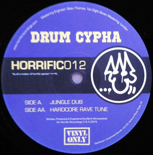 Drum Cypha : Jungle Dub / Hardcore Rave Tune (12")