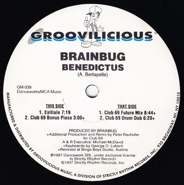 Brainbug : Benedictus (12")