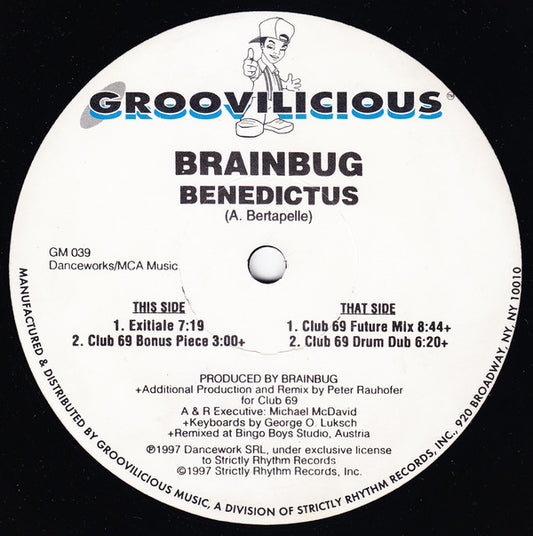 Brainbug : Benedictus (12")