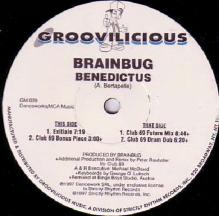 Brainbug : Benedictus (12")