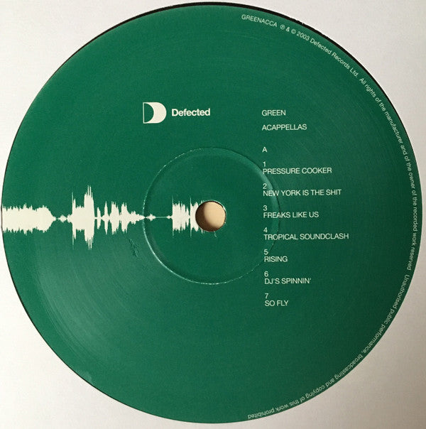 Various : Defected Acappellas Green (12")