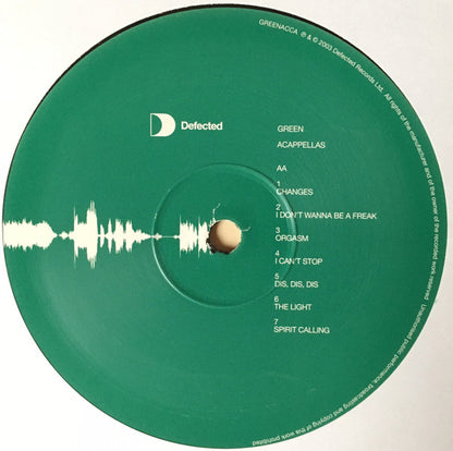 Various : Defected Acappellas Green (12")