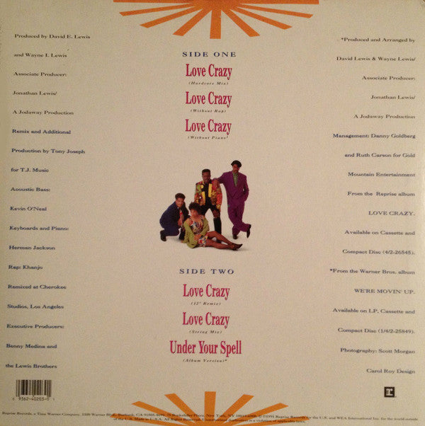 Atlantic Starr : Love Crazy (12", Maxi)