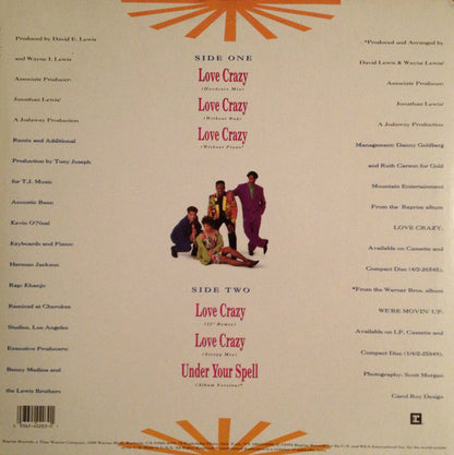 Atlantic Starr : Love Crazy (12", Maxi)