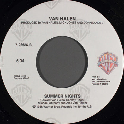 Van Halen : Love Walks In (7", Single, Spe)