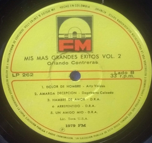 Orlando Contreras : 25 Aniversario Vol. 2 (LP, Comp)