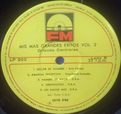Orlando Contreras : 25 Aniversario Vol. 2 (LP, Comp)