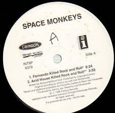 The Space Monkeys : Acid House Killed Rock And Roll (12", Promo)