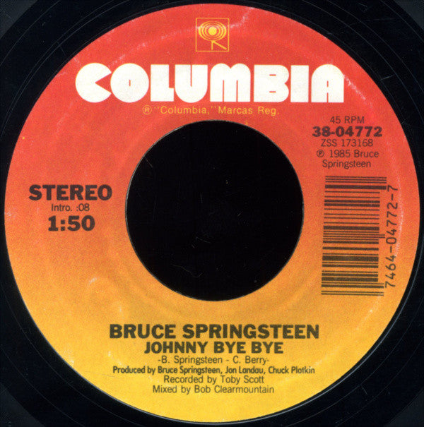 Bruce Springsteen : I'm On Fire (7", Single, Styrene, Car)