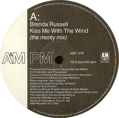 Brenda Russell (2) : Kiss Me With The Wind (12")