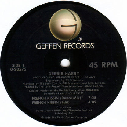 Debbie Harry* : French Kissin (12", Maxi, All)