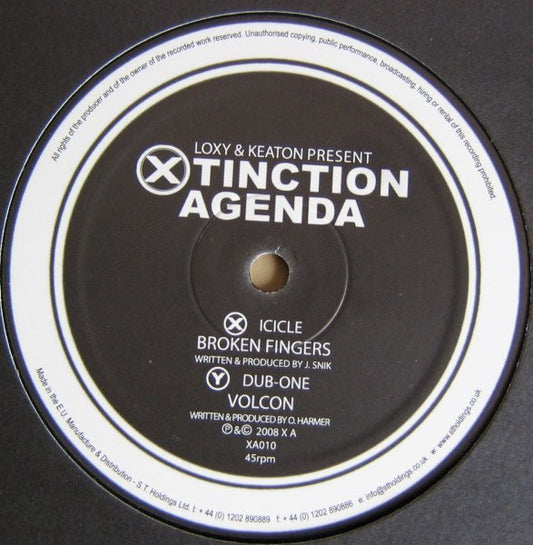 Icicle / Dub-One* : Broken Fingers / Volcon (12")