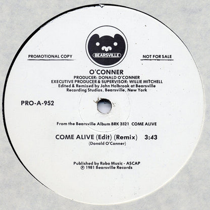 Stargard / O'Conner* : High On The Boogie / Come Alive (12", Promo)