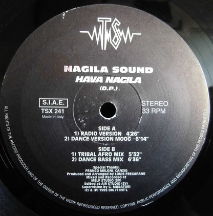 Nagila Sound : Hava Nagila (12")