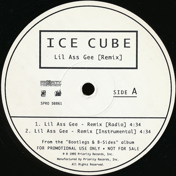 Ice Cube : Lil Ass Gee (Remix) (12", Promo)