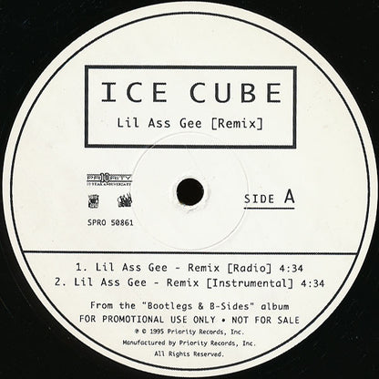 Ice Cube : Lil Ass Gee (Remix) (12", Promo)