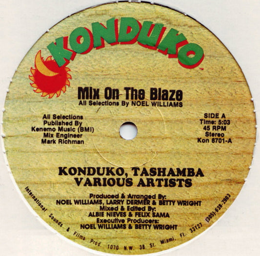 Various : Mix On The Blaze (12", Mixed)