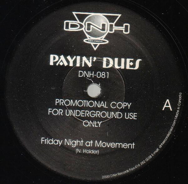 Nick Holder : Payin' Dues (12")