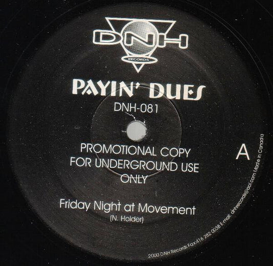 Nick Holder : Payin' Dues (12")